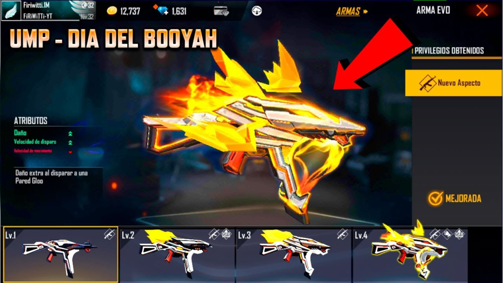 guia definitiva como obtener armas evolutivas en free fire y mejorar tu juego