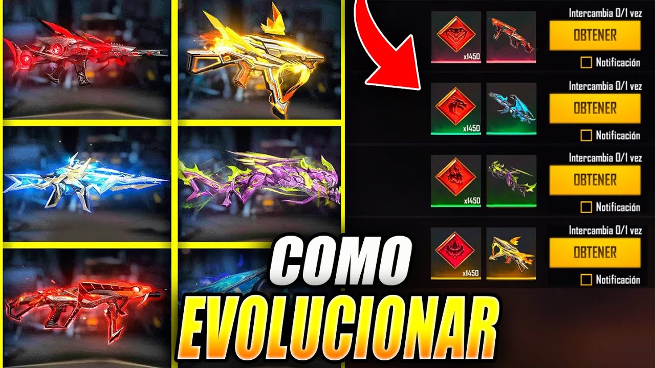 guia paso a paso para obtener armas evolutivas en free fire todo lo que necesitas saber